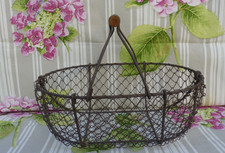 Panier Fil de Fer Coquillage