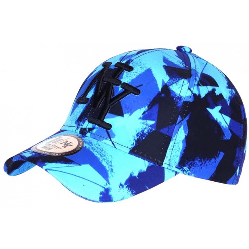 Casquette camouflage bleue - casquette,
