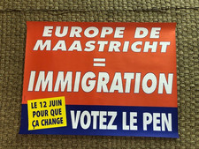Affiche FN FRONT NATIONAL LE
