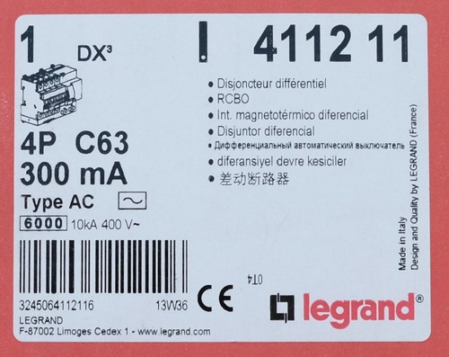 Legrand 4112 disjoncteur - legrand,