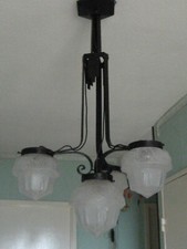 lustre art deco Frères Muller