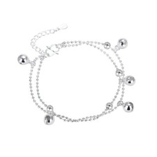 Bracelet argent "2 Rangs de