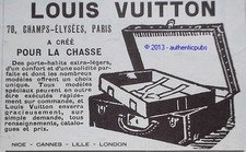 PUBLICITE 1925 LOUIS VUITTON