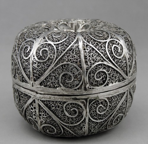 Ancienne boîte argent - boîte, en