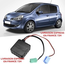 ADAPTATEUR BLUETOOTH AUXILIAIRE RENAULT AUTORADIO UDAPTE LIST clio 2 3 modus AUX
