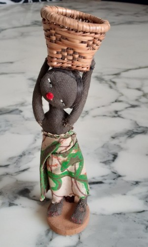 Poupée africaine tissu - poupée, en
