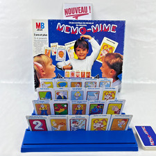 ➜JEU DE SOCIÉTÉ MEMO-MIME de MB 1987 - Un jeu comique de mimes et de mémoire !