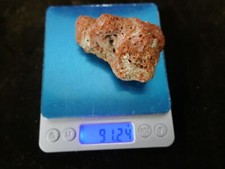 gros bloc de corail rouge provenance Corse,Méditerranée,L 7xH 4,5cm,P 91,24g