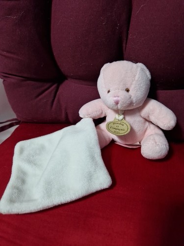 Doudou compagnie ours rose - et,