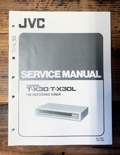 Jvc x30 x30l tuner - jvc, t-x30l