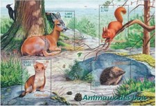 France bloc feuillet BF 36 Neuf** Animaux Des Bois Année 2001