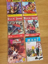 Lot 6 BD - KIT CARSON 431 et 432, BUCK JOHN 248 et 398, MAKI 4, TOM TEMPEST 16