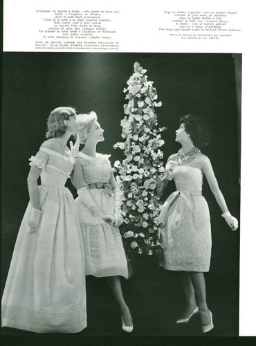 Publicité ancienne mode - , robe