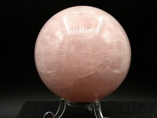 SPHÈRE, BOULE DE QUARTZ ROSE