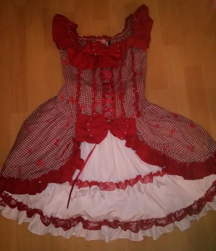 Robe soirée rouge - et, blanche