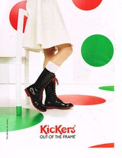 PUBLICITE ADVERTISING 124  2014   KICKERS   bottines enfant
