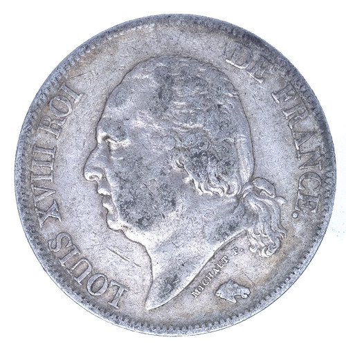 Louis xviii francs 1820 - louis, xviii-5