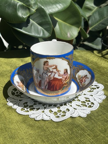 Grande tasse soucoupe - et,