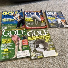 Lot of 5 Golf Magazines Tips