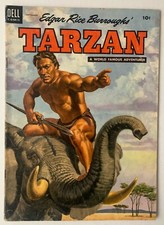 Tarzan #60 FN 6.0 1954 painted