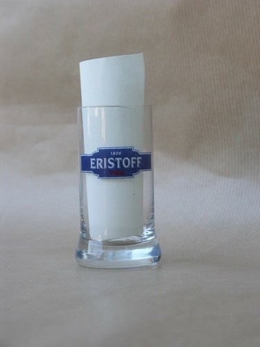 Verre vodka eristoff ancien - à,
