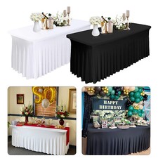 Noir Blanc Rectangle Table