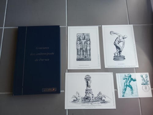 Gravures des timbres - , poste