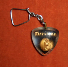 Porte-clés Type BOURBON FIRESTONE PNeumatique P. LADOUX France Pneus AURILLAC