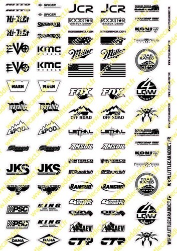 Planches sponsors off road - off,