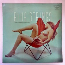 SEXY COVER CHEESECAKE THE CAMBRIDGE STRINGS BLUE STRINGS LP SLC 93 VINYL