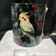 Tasse perroquet en céramique