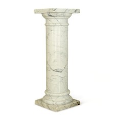 Colonne En Marbre Blanc De