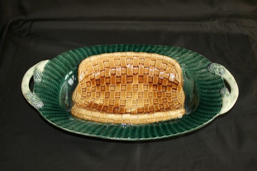 Grand plat asperges - grand, ancien