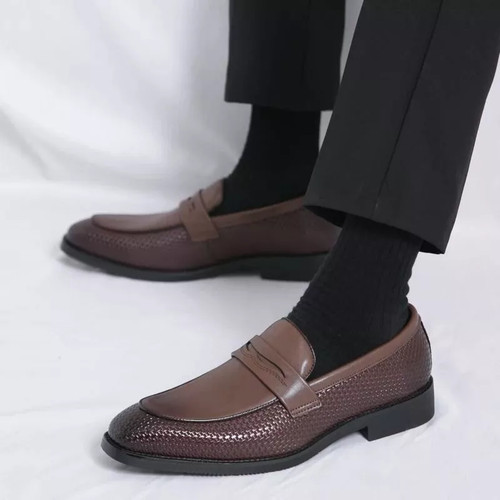 Mocassins élégants marron - mocassins,