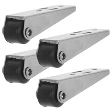  4 Pcs Accessoires Porte Coulissante Guide Placard Pièces Portes Garage