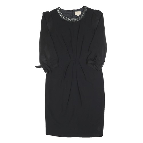 Jenny packham robe noire midi - noire,