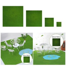 Faux tapis d'herbe verte de