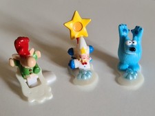 3 figurines Noël, Lutins et Yéti - Kinder