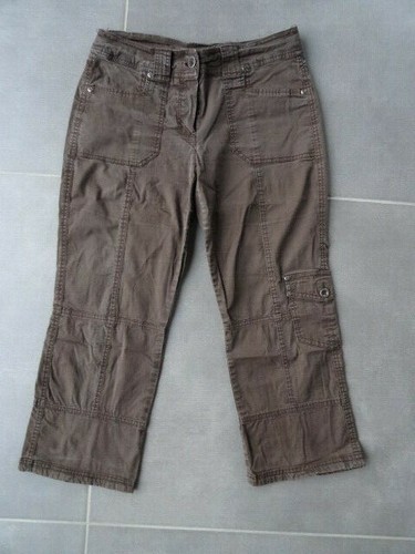 Pantacourt marron taille - pantacourt, 38