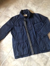 AIGLE Veste Parka Saharienne avec Capuche Bleu Marine XXXL 3XL 50 52 Homme NEUVE