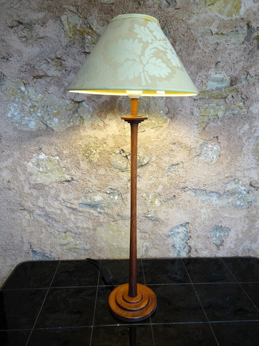Ancien pied lampe - lampe, en