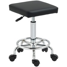 HOMCOM Tabouret à roulettes