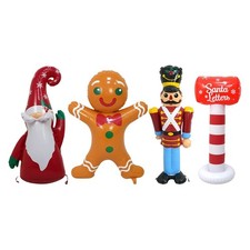 Décoration extérieure gonflable de Noël Sculpture de décoration de jardin