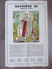 GRANDE IMAGE EPINAL 1880 NAPOLEON III EMPEREUR DES FRANÇAIS 