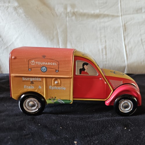 Boite métal citroen 2 cv - citroen,
