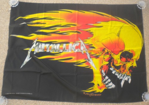 Metallica flag drapeau ancien - drapeau,