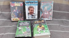 Lot Vhs FOOTBALL PAPIN CANTONA PELE COUPE MONDE OM Cassette Video Dvd Maillot