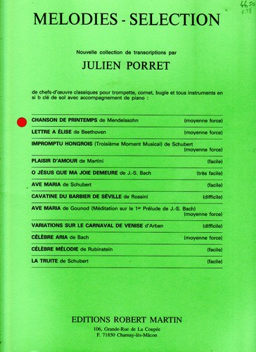 Chanson printemps de - chanson,