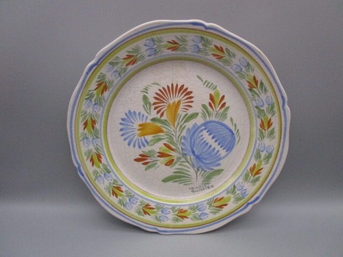Assiette ancienne faïence - assiette,