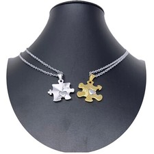 Puzzle Grand Arge Or Pendentif